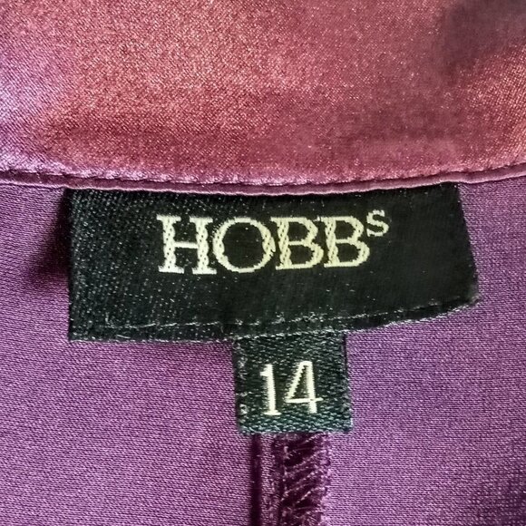Hobbs Purple Silk Charmeuse Blouse - Picture 5 of 7